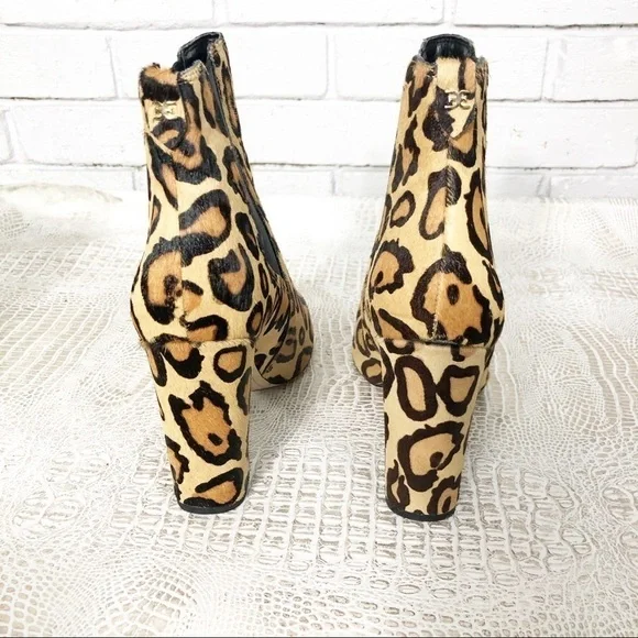 Sam Edelman Leopard-Print Calf‎ Hair Chelsea Boots - Picture 5 of 14